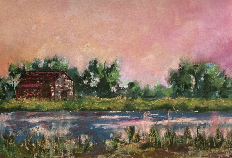 Pink in the Morn by artist Valerie Walden